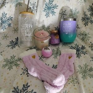 Lavender and Teal Relaxation Gift Set